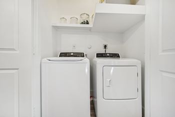 Full-size washer & dryer